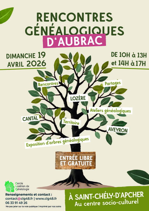 Rencontres Généalogiques d’Aubrac