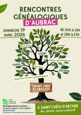Rencontres Généalogiques d’Aubrac