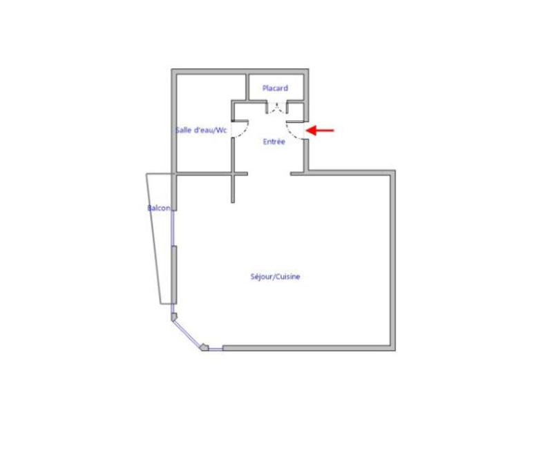 Appartement - 22 m² - 1 pièce