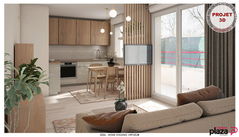 Appartement - 38 m² - 2 pièces