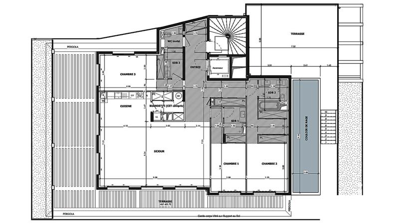 Appartement - 156 m² - 4 pièces