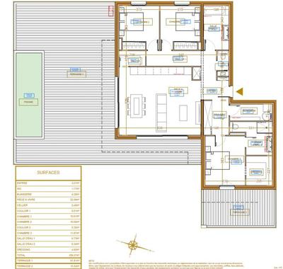 Appartement - 109 m² - 4 pièces