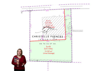 Terrain constructible - 342 m²