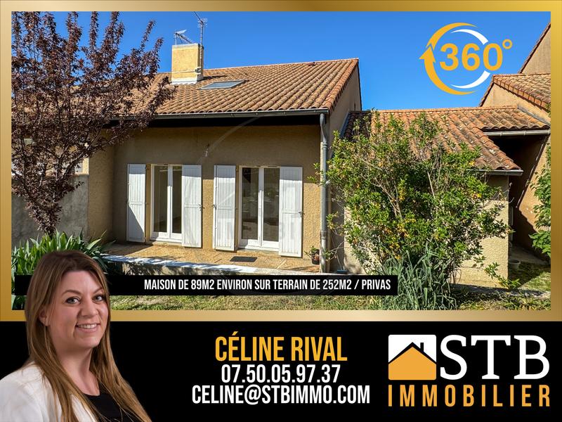 Maison - 89 m² - 5 pièces