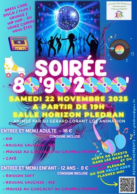 Soirée année 80' 90' 2000'