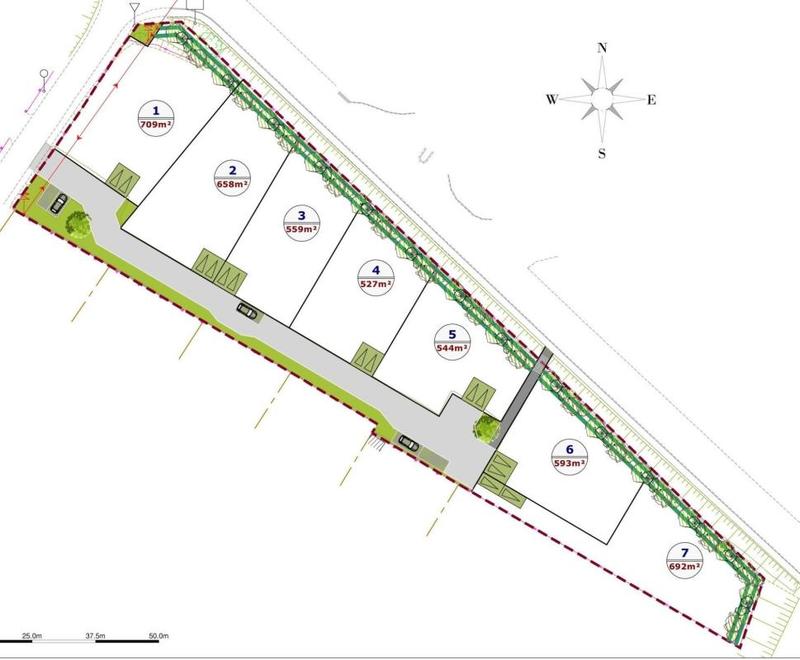 Terrain constructible - 692 m²
