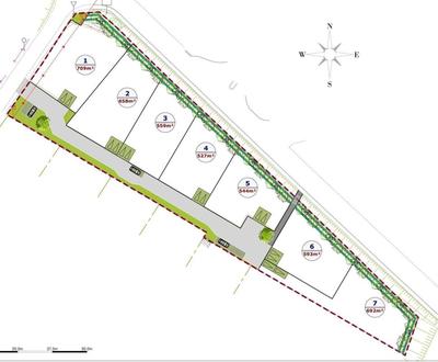 Terrain constructible - 692 m²