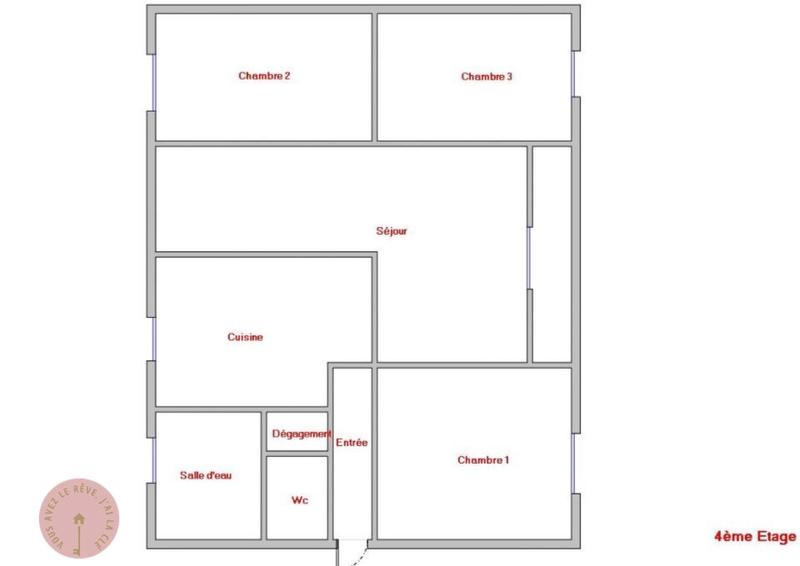 Appartement - 70 m² - 4 pièces