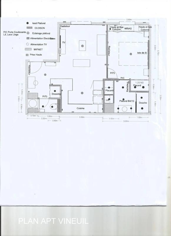 Appartement - 44 m² - 2 pièces