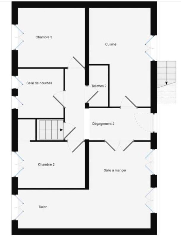 Maison - 85 m² - 4 pièces