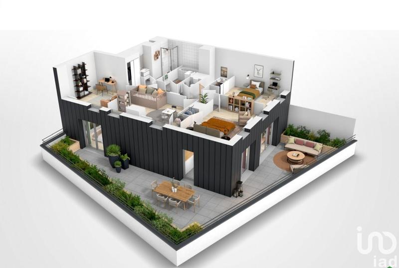 Duplex - 140 m² - 6 pièces