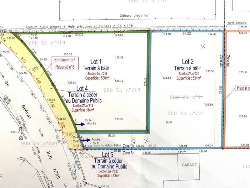 Terrain constructible - 531 m²