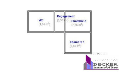 Maison - 57 m² - 4 pièces