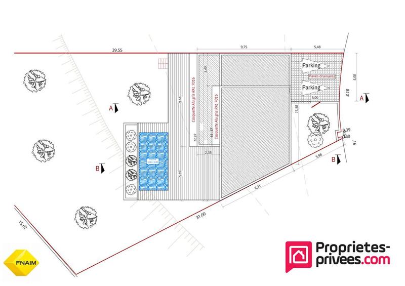 Terrain constructible - 626 m²