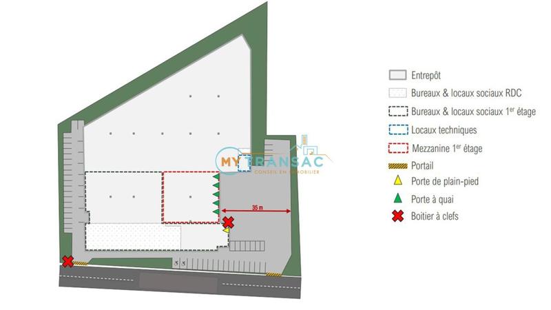 Entrepôt - 7 096 m²