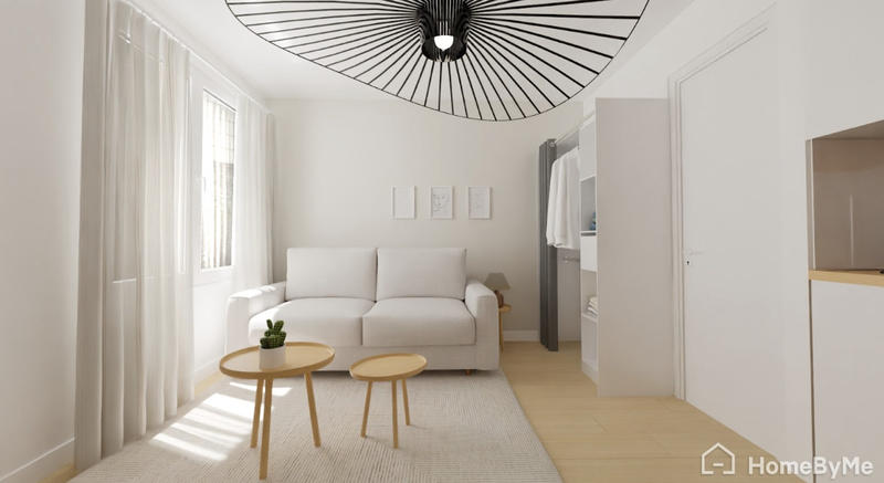 Appartement ancien - 20 m² - 1 pièce