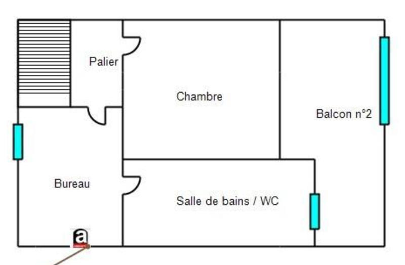 Appartement - 45 m² - 4 pièces