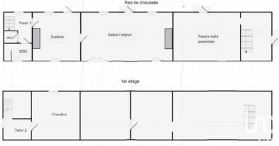 Maison - 70 m² - 3 pièces