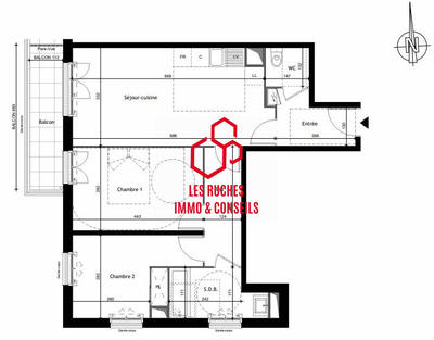 Appartement - 60 m² - 4 pièces