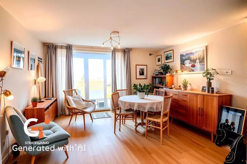 Appartement - 61 m² - 3 pièces