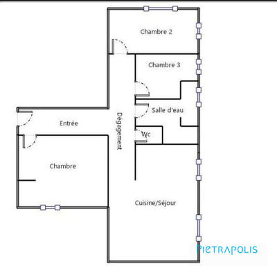 Appartement - 102 m² - 4 pièces