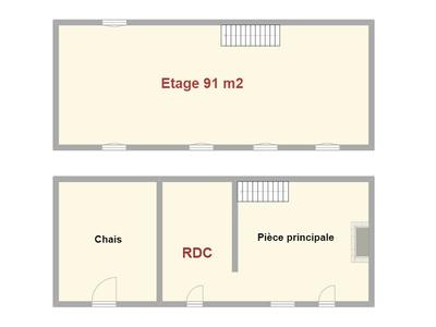 Maison - 174 m² - 3 pièces