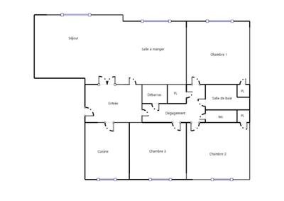 Appartement - 110 m² - 5 pièces