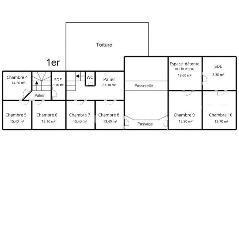 Demeure - 363 m² - 14 pièces