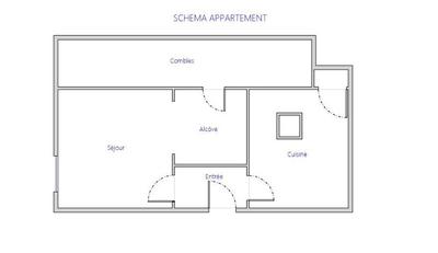 Appartement - 27 m² - 2 pièces