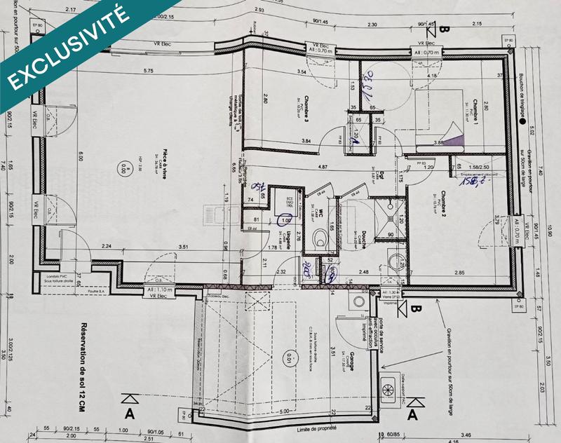 Maison - 87 m² - 5 pièces