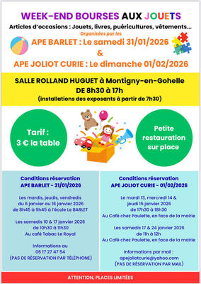 Bourse aux jouets et vêtements