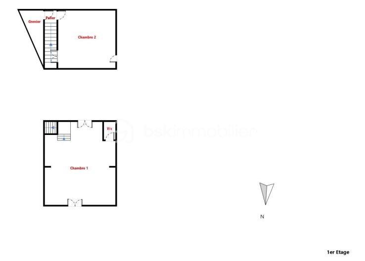 Maison - 78 m² - 6 pièces