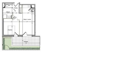 Appartement - 39 m² - 2 pièces