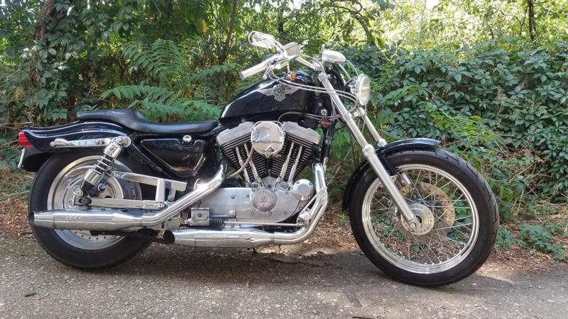 Harley Davidson Sportster 1200 harley davidson noir