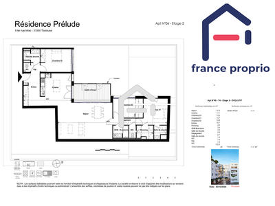Appartement - 123 m² - 4 pièces