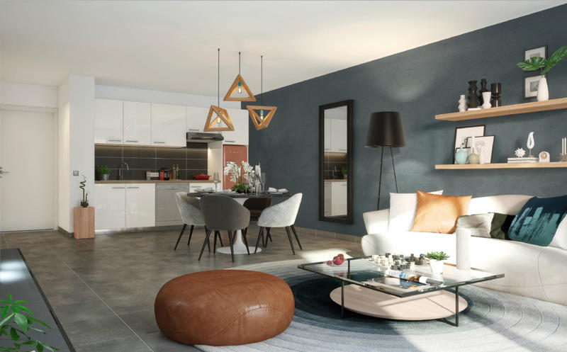 Appartement - 45 m² - 2 pièces