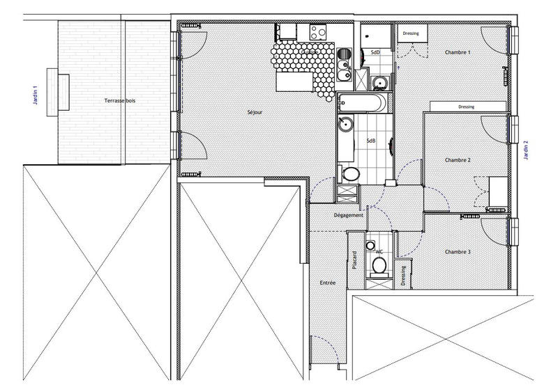 Appartement - 81 m² - 4 pièces