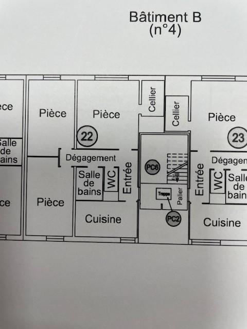 Appartement ancien - 70 m² - 3 pièces