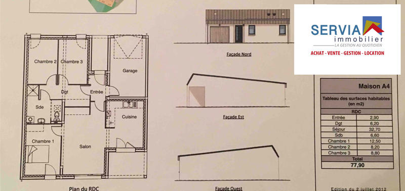 Maison ancienne - 77 m² - 4 pièces