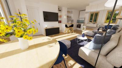 Studio - 25 m² - 1 pièce