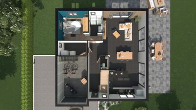 Maison - 85 m² - 2 pièces