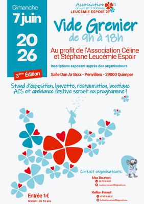 Vide grenier au profit de l'association céline et stéphane