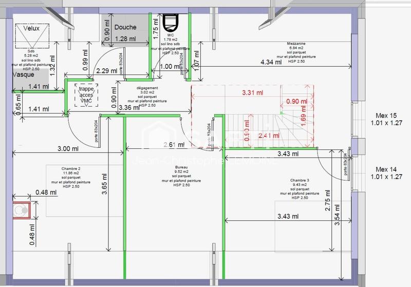 Maison - 106 m² - 5 pièces