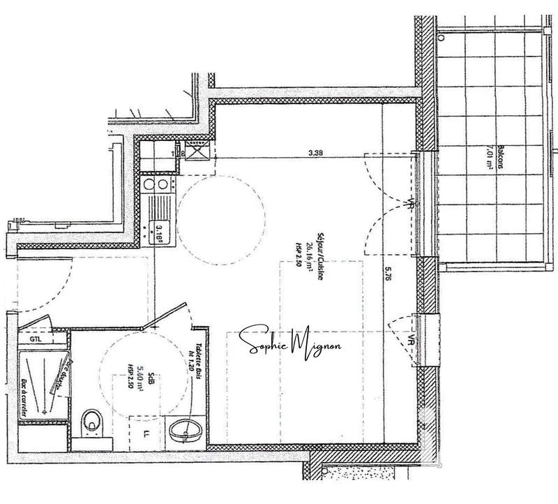 Appartement - 32 m² - 1 pièce