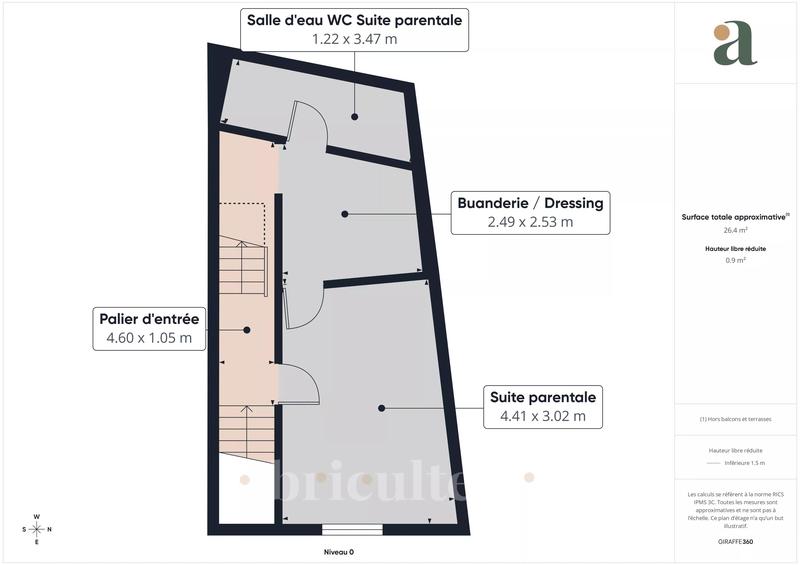 Maison de village - 77 m² - 3 pièces