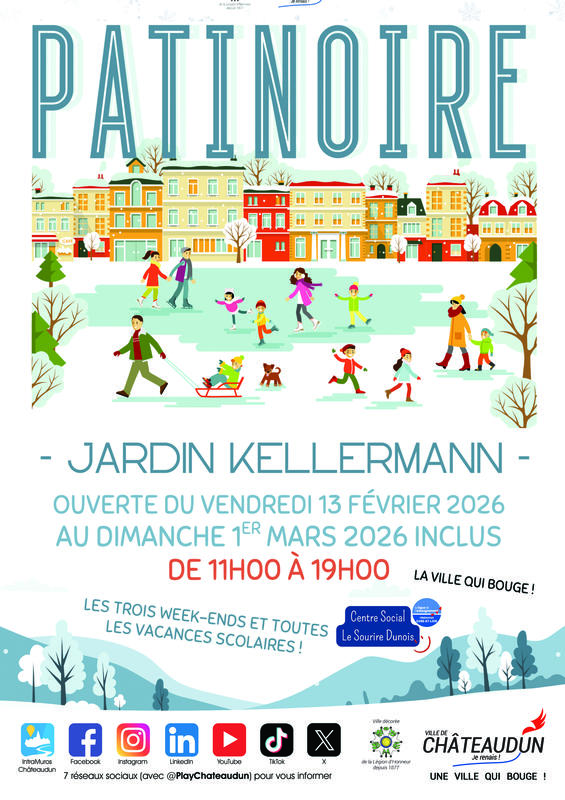 Patinoire à Châteaudun