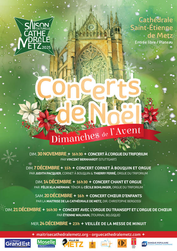 Concert - orgues du transept et du haut coeur