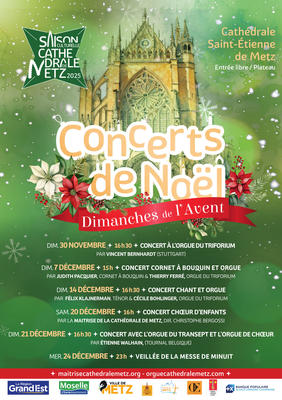 Concert - orgues du transept et du haut coeur