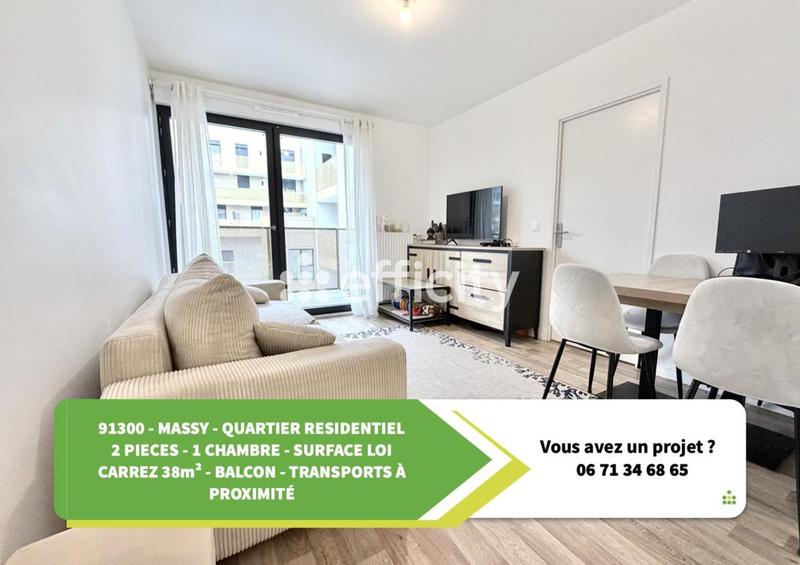 Appartement - 38 m² - 2 pièces