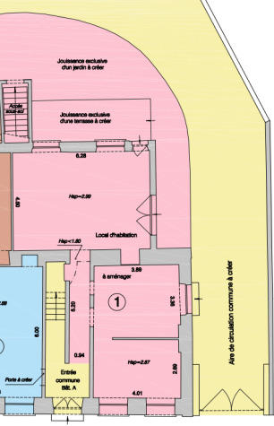 Appartement - 57 m² - 3 pièces